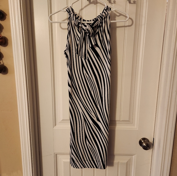 WHBM Zebra Print Shift Dress - Picture 2 of 4
